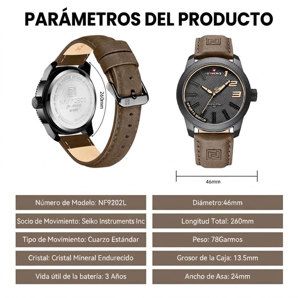 RELOJ NAVIFORCE 9202L